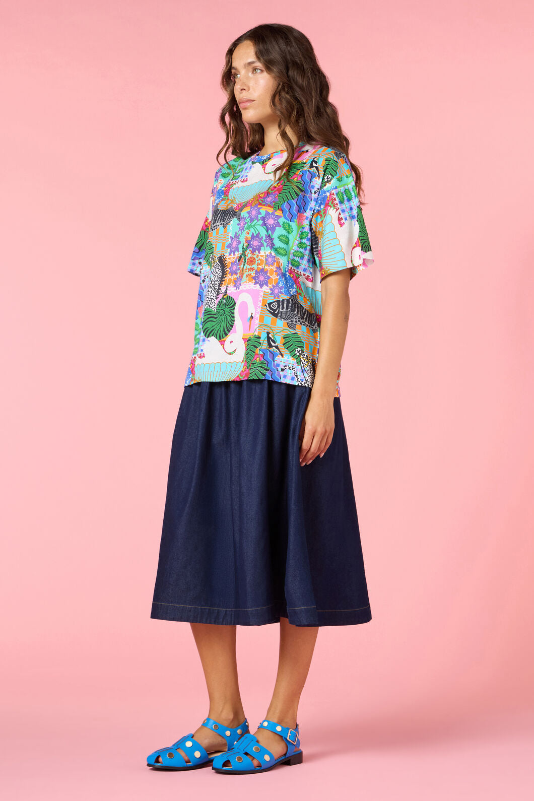 Gorman NZ - All Things Print Oversize Tee - print