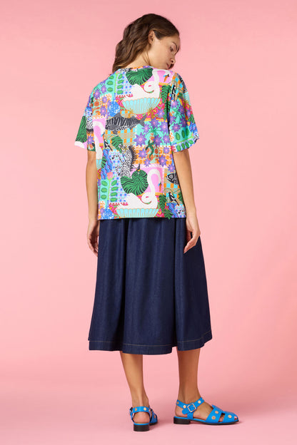 Gorman NZ - All Things Print Oversize Tee - print