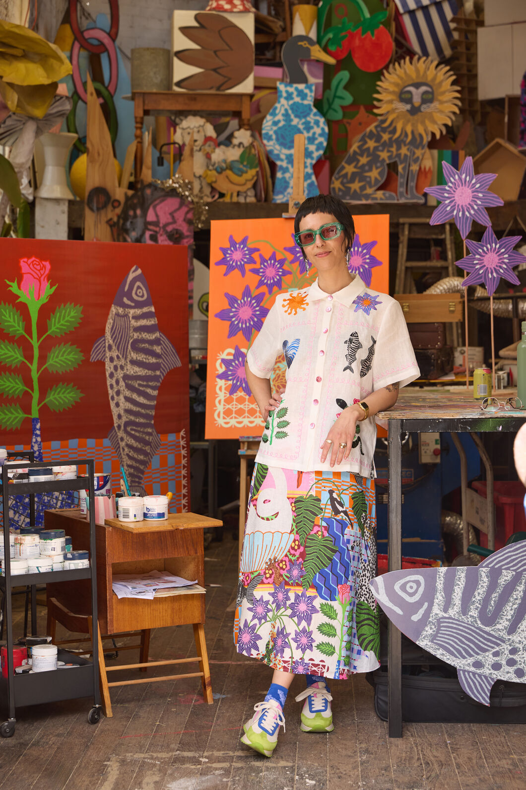 Gorman NZ - All Things Linen Skirt - print