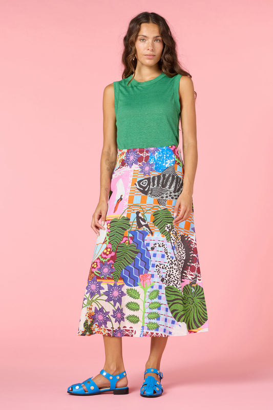 Gorman NZ - All Things Linen Skirt - print