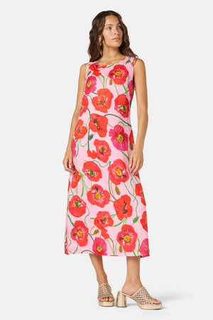 Gorman NZ - Poppies Print Linen Dress - print