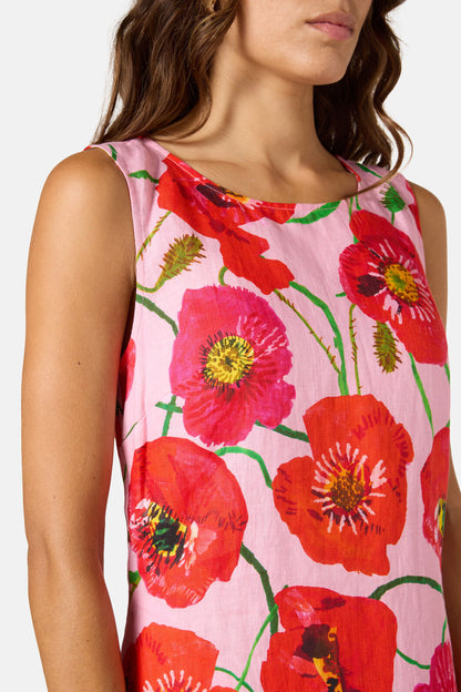 Gorman NZ - Poppies Print Linen Dress - print