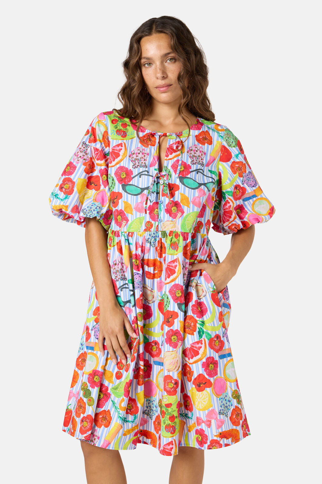 Gorman NZ - Antipasto Print Smock Dress - print