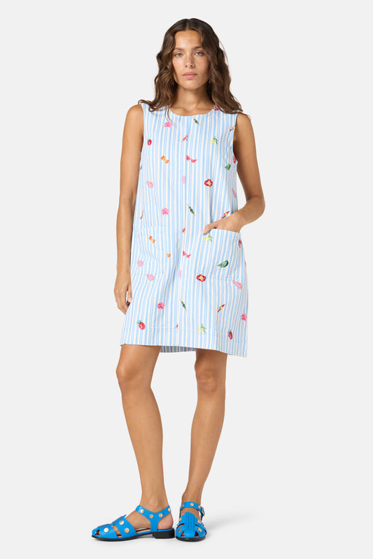 Gorman NZ - Antipasto Print Denim Dress - multi