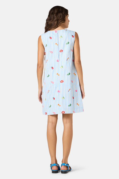 Gorman NZ - Antipasto Print Denim Dress - multi