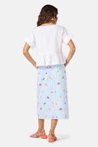 Gorman NZ - Tomato Cotton Top - white