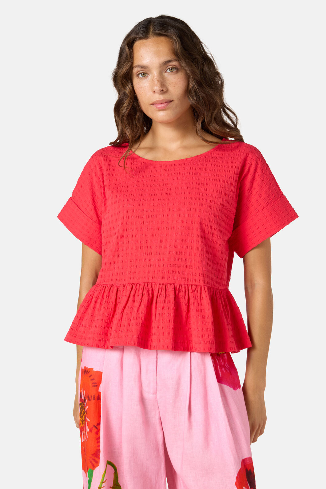 Gorman NZ - Tomato Cotton Top - red