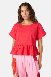 Gorman NZ - Tomato Cotton Top - red