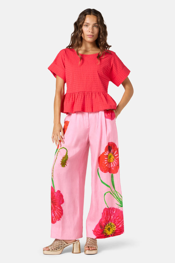 Gorman NZ - Tomato Cotton Top - red