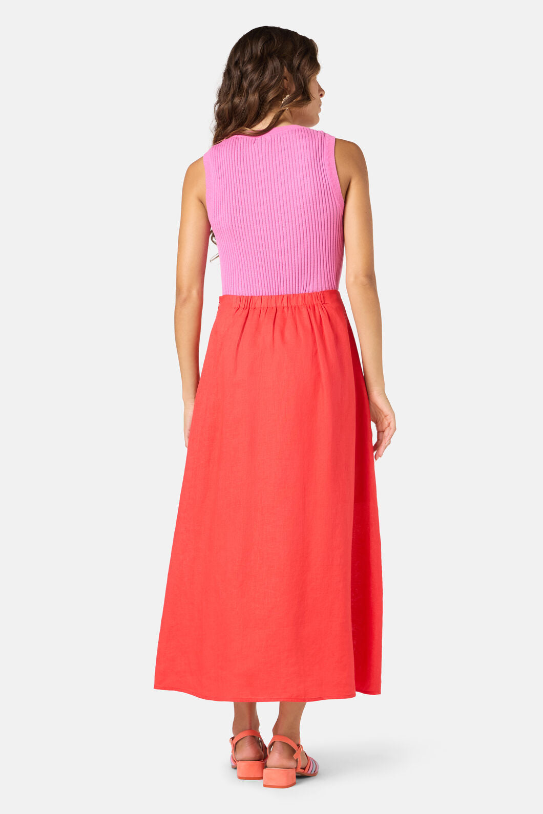 Gorman NZ - Red Tomato Slip Linen Skirt - red