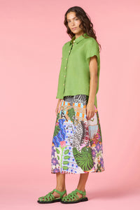 Gorman NZ - Button Batwing Shirt - green
