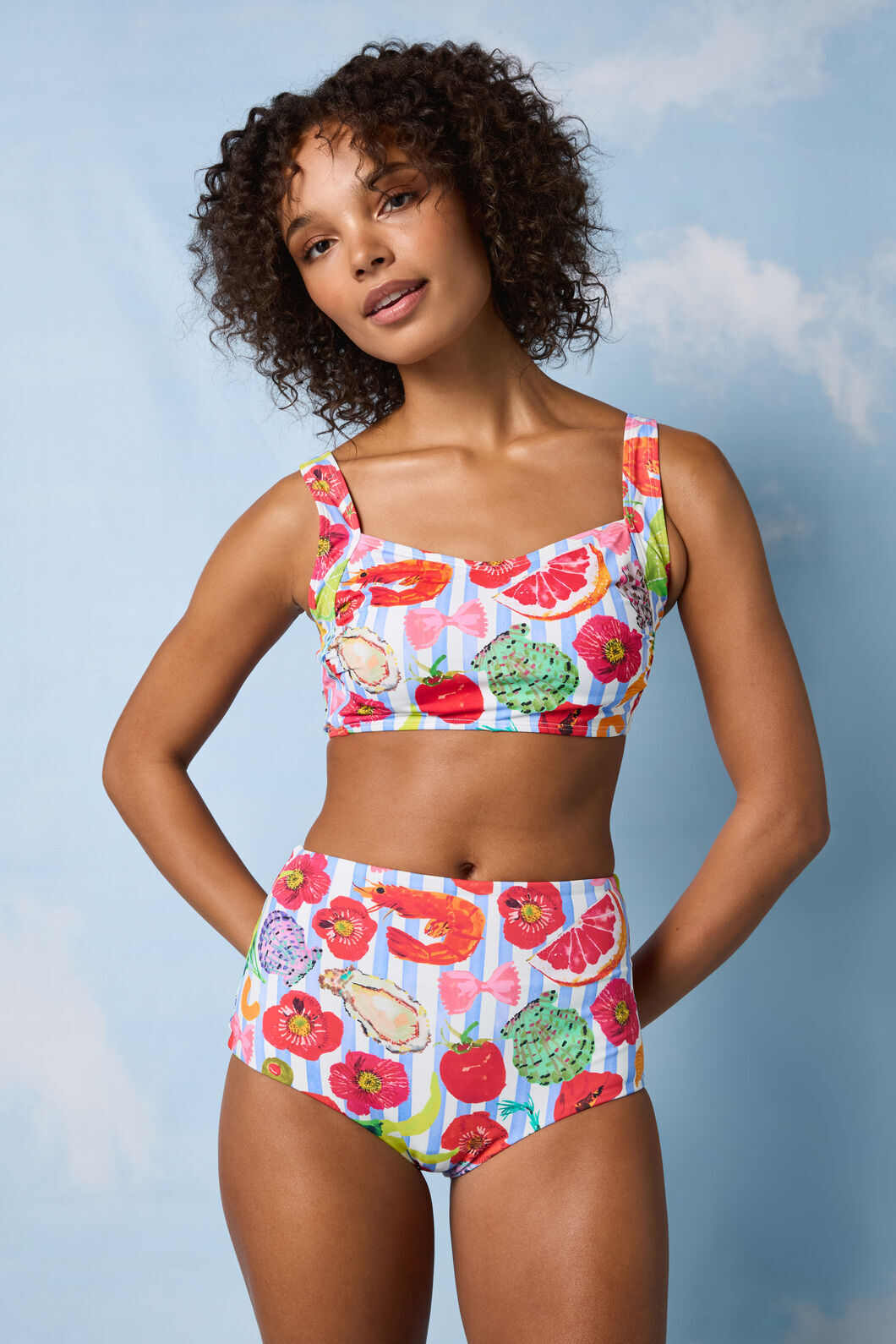 Gorman NZ - Antipasto Print Bikini Top - print