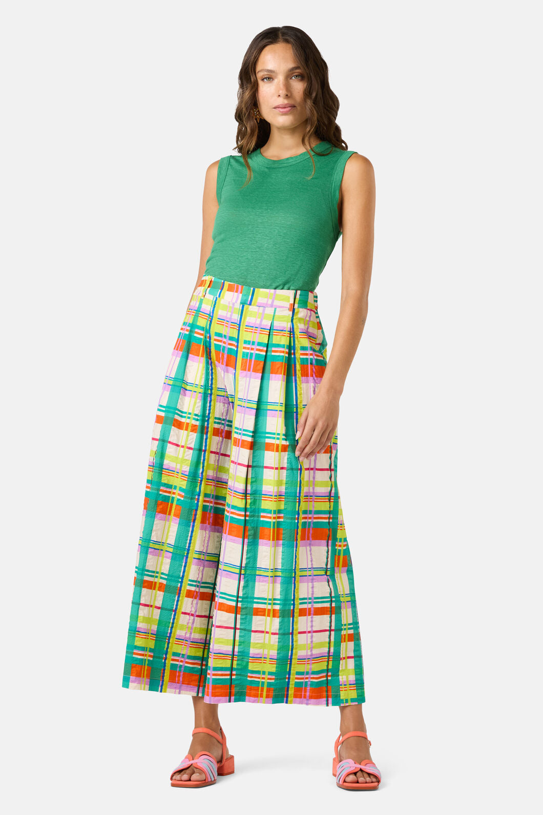 Gorman NZ - Geo Pop Check Skort - print