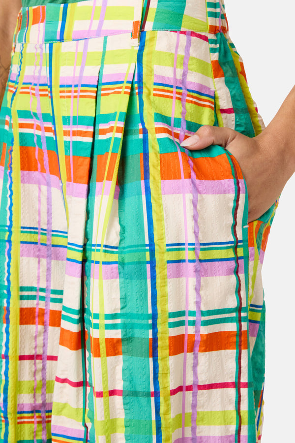 Gorman NZ - Geo Pop Check Skort - print