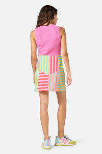 Gorman NZ - Stripe Lover Denim Skirt - print