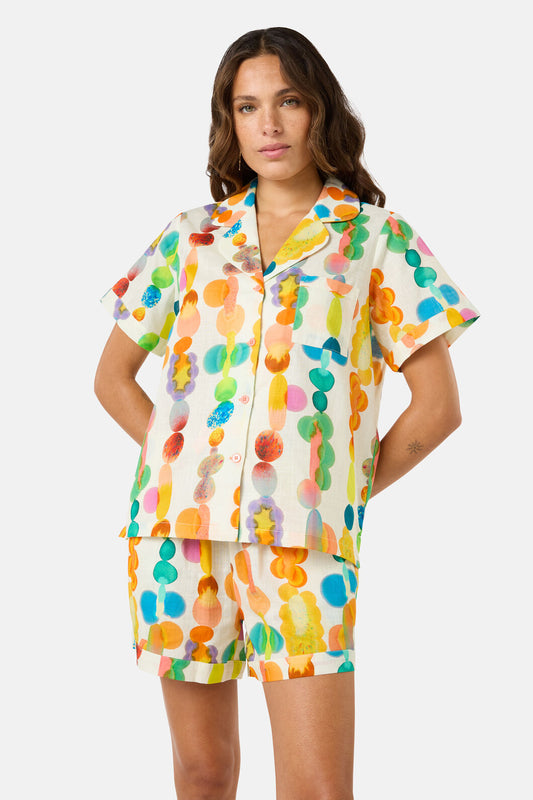 Gorman NZ - Rainbow Drops Pj Shorts Set - print