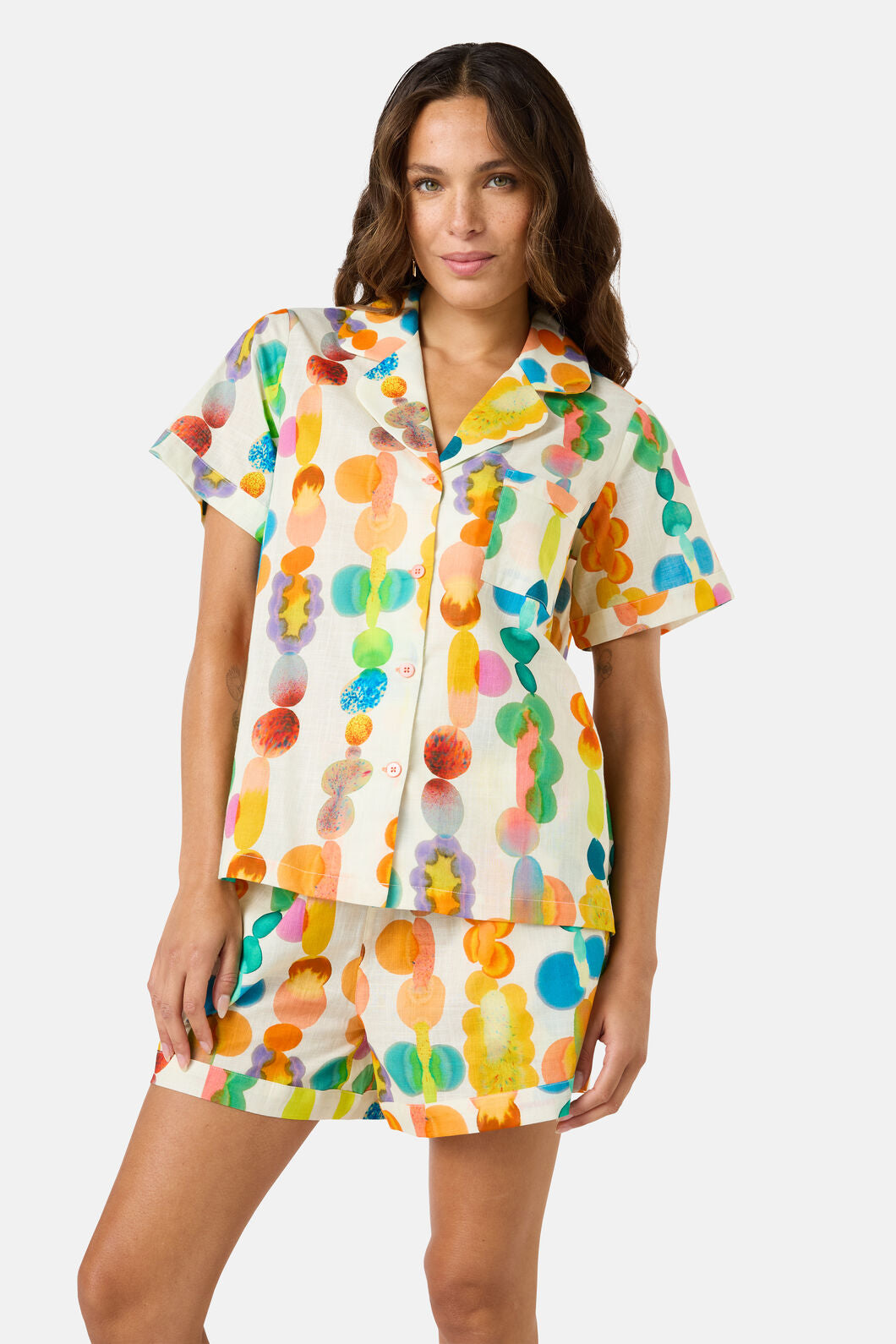 Gorman NZ - Rainbow Drops Pj Shorts Set - print