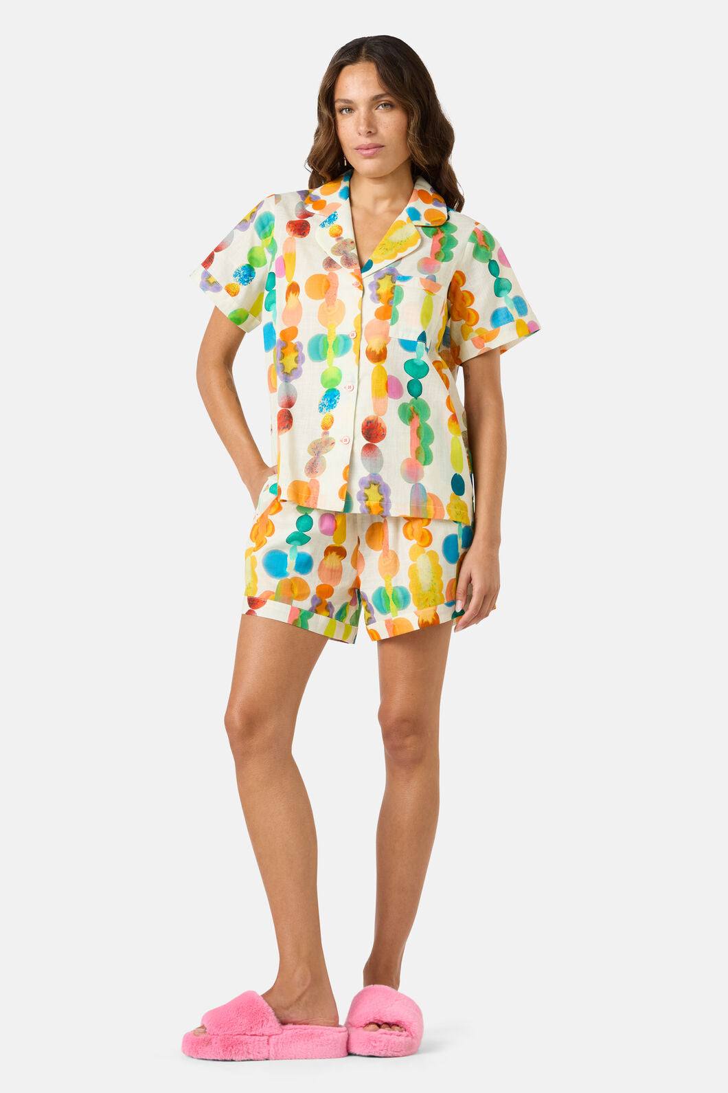 Gorman NZ - Rainbow Drops Pj Shorts Set - print