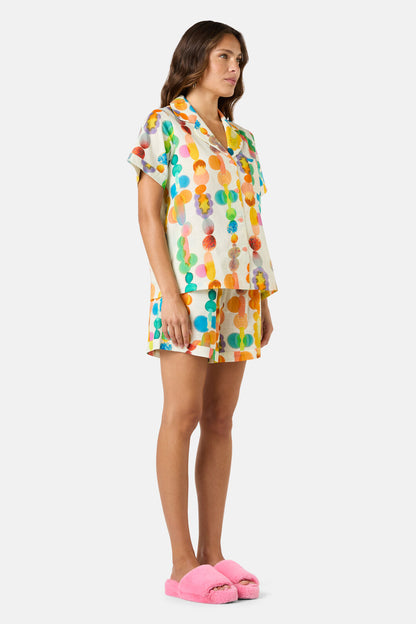 Gorman NZ - Rainbow Drops Pj Shorts Set - print