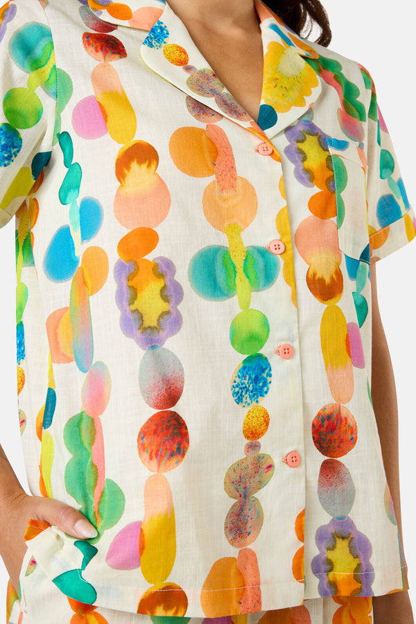 Gorman NZ - Rainbow Drops Pj Shorts Set - print