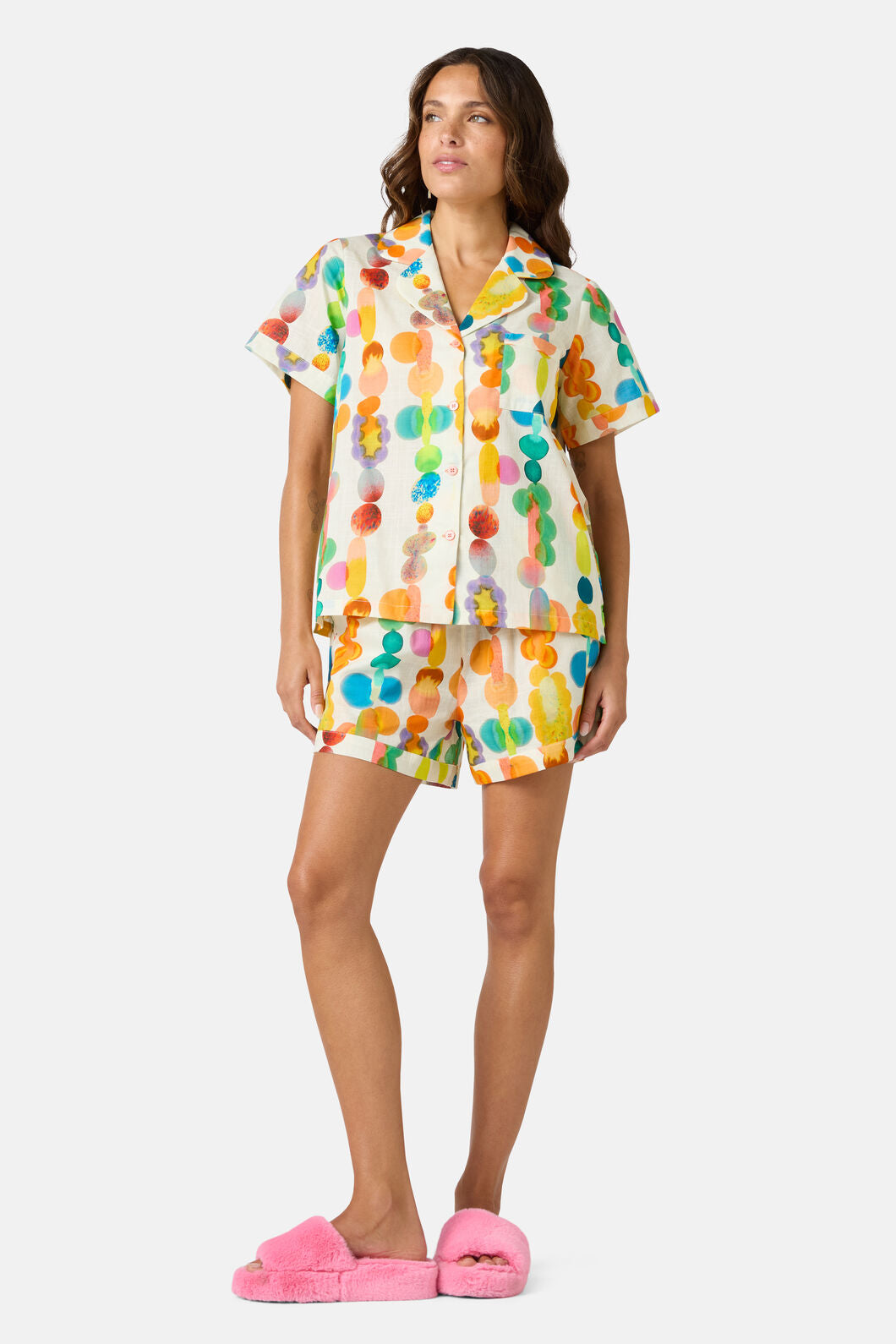 Gorman NZ - Rainbow Drops Pj Shorts Set - print