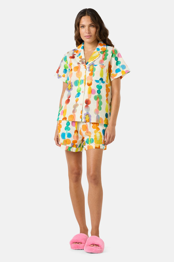 Gorman NZ - Rainbow Drops Pj Shorts Set - print