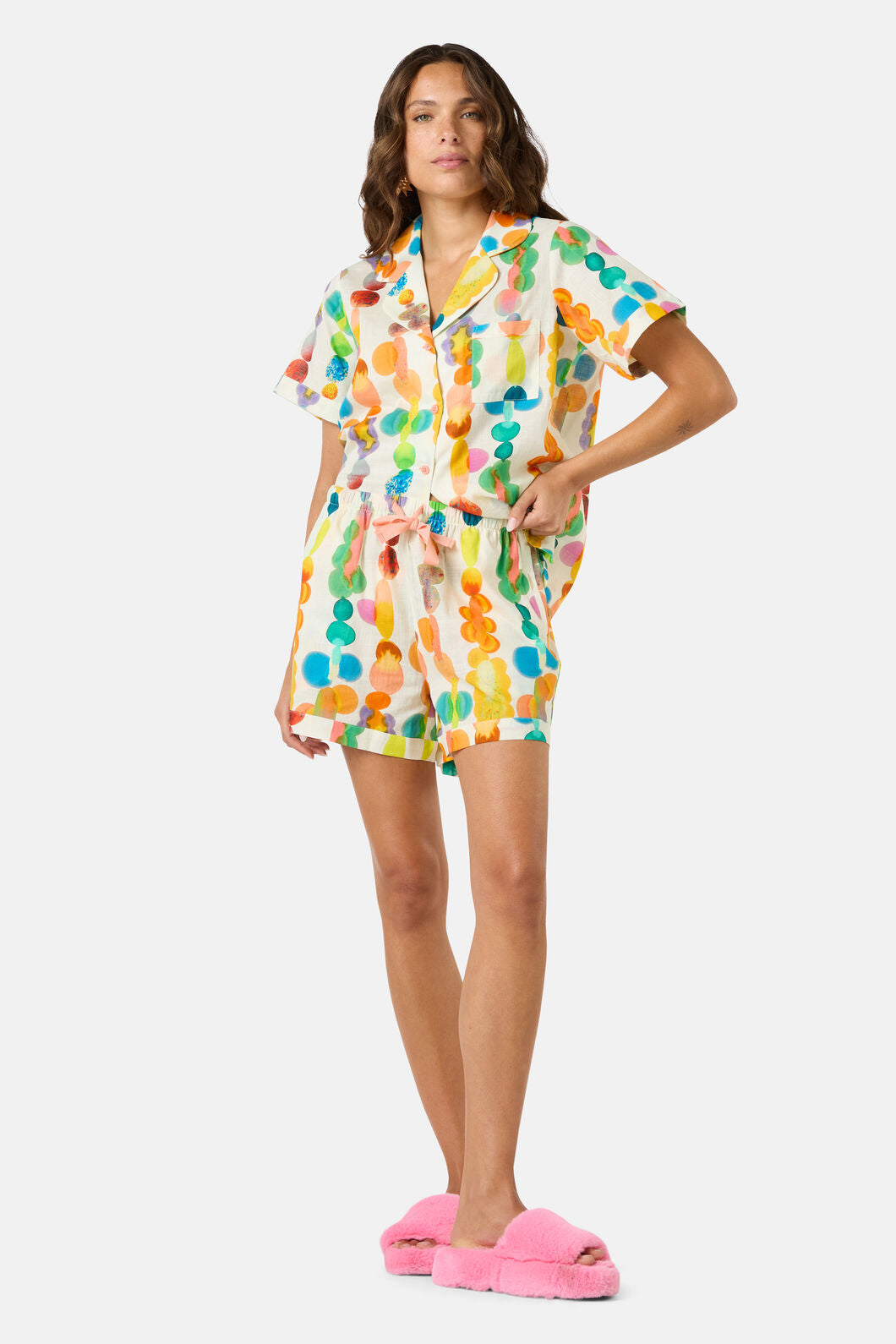 Gorman NZ - Rainbow Drops Pj Shorts Set - print
