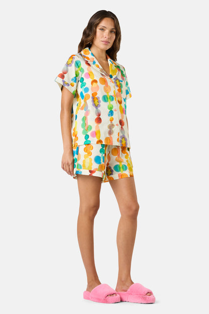 Gorman NZ - Rainbow Drops Pj Shorts Set - print