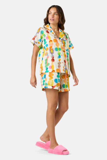 Gorman NZ - Rainbow Drops Pj Shorts Set - print