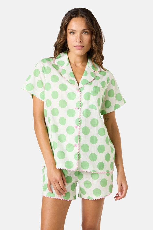 Gorman NZ - Dot Dot Snooze Pj Shorts Set - print