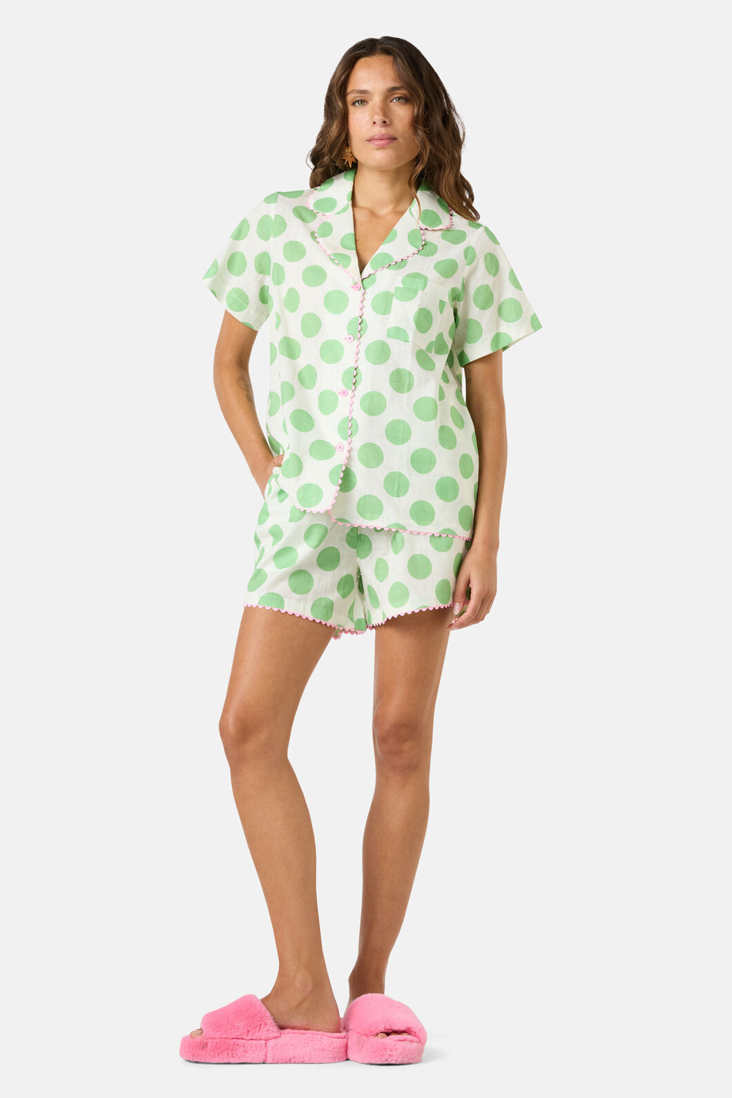Gorman NZ - Dot Dot Snooze Pj Shorts Set - print