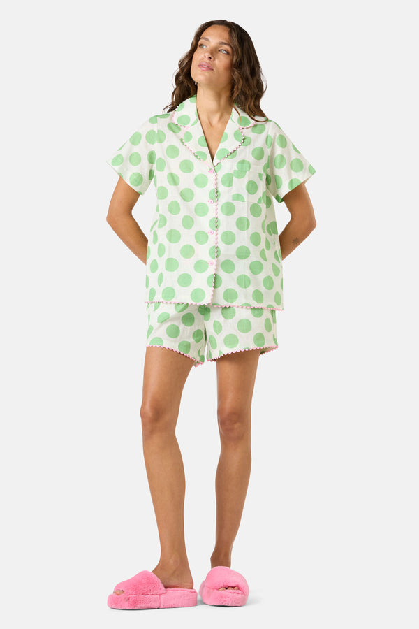 Gorman NZ - Dot Dot Snooze Pj Shorts Set - print