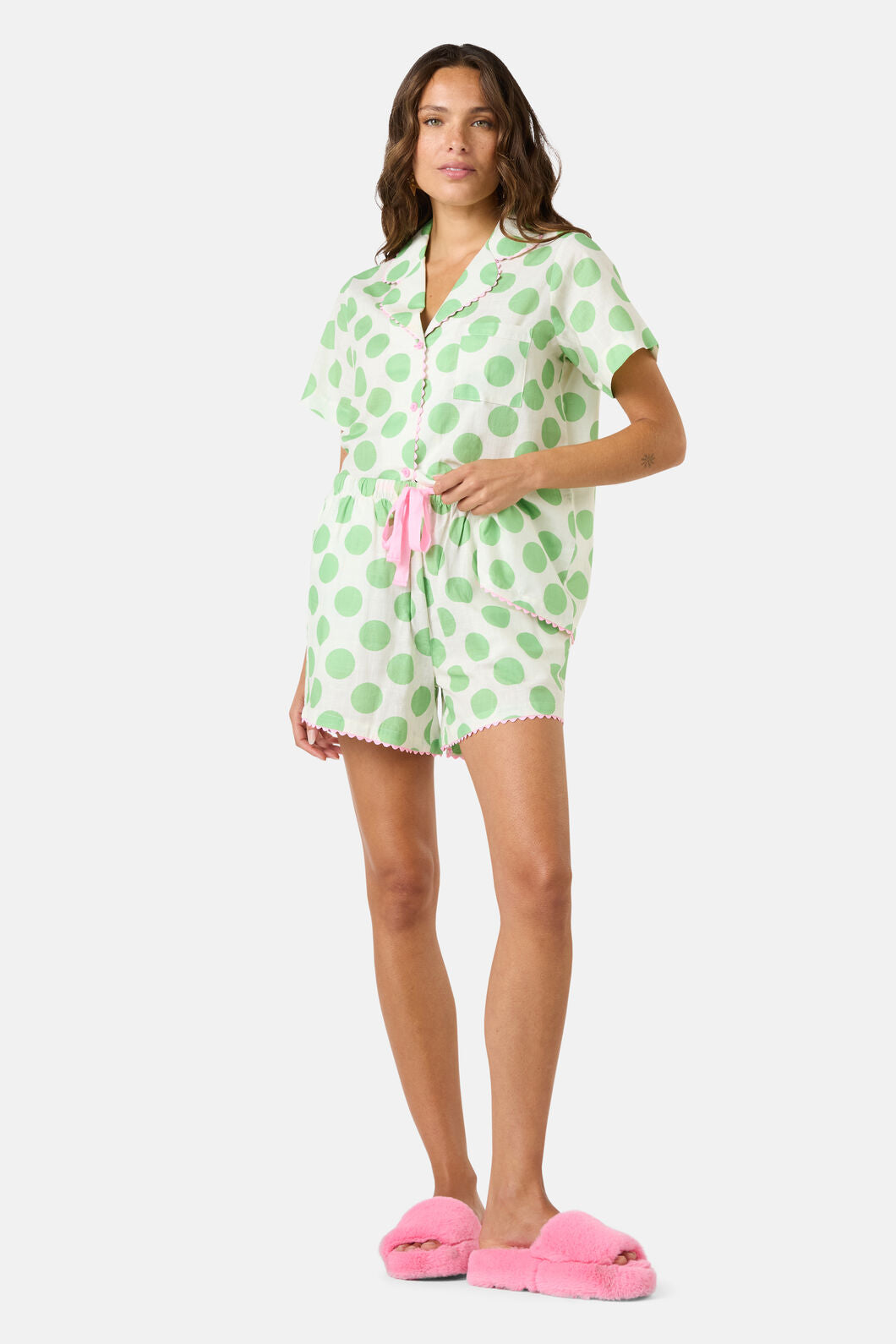 Gorman NZ - Dot Dot Snooze Pj Shorts Set - print