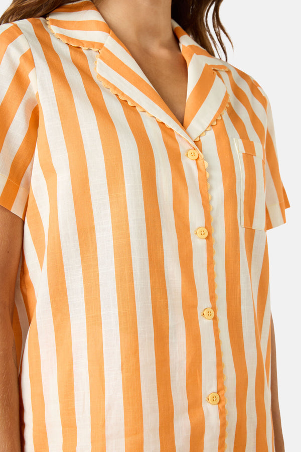 Gorman NZ - Zesty Dreams Pj Shorts Set - stripe