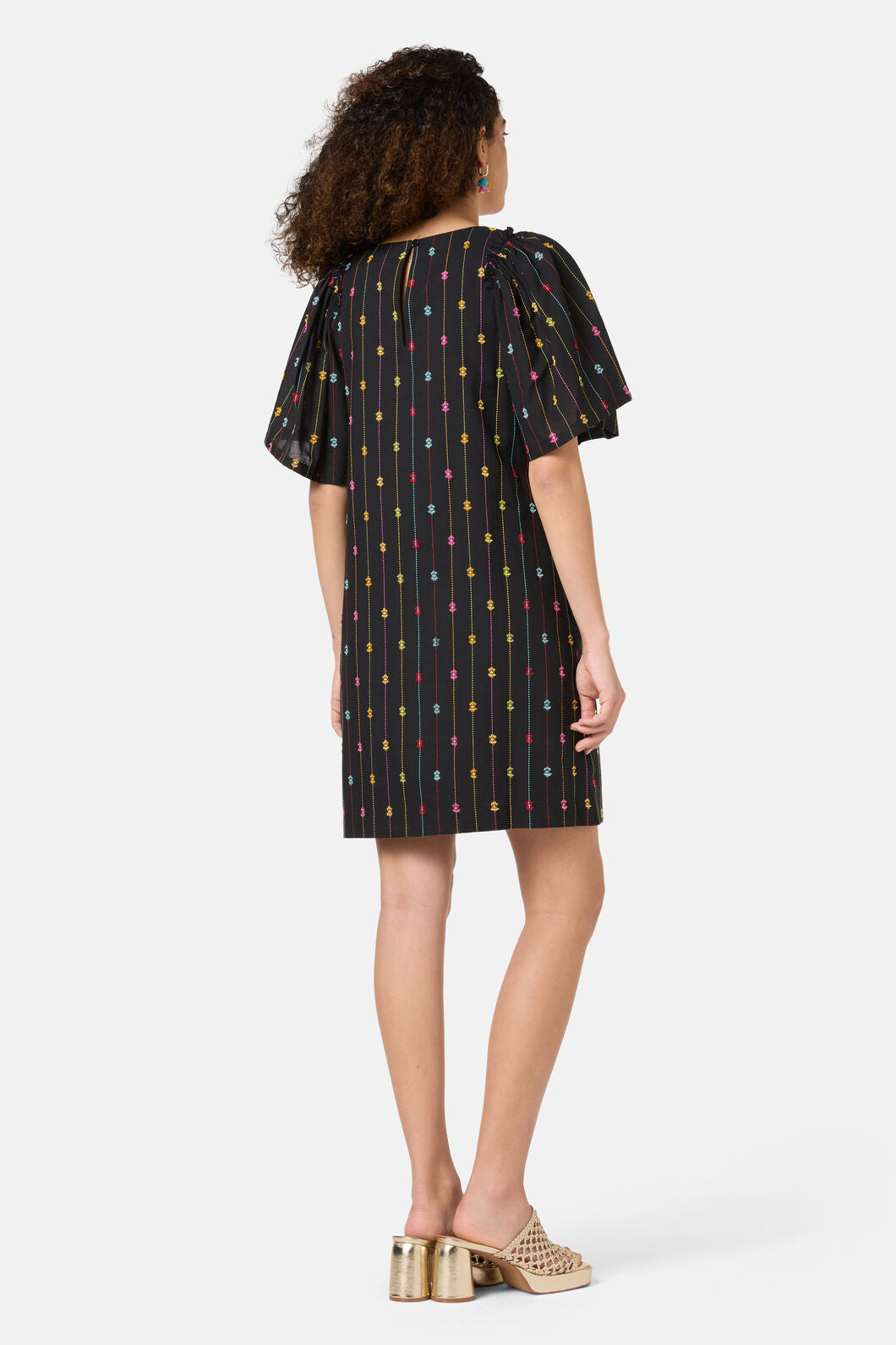 Gorman NZ - Light Show Cotton Jaquard Dres - black