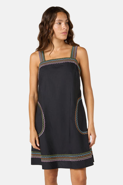 Gorman NZ - Stitch Riff Swing Dress - navy