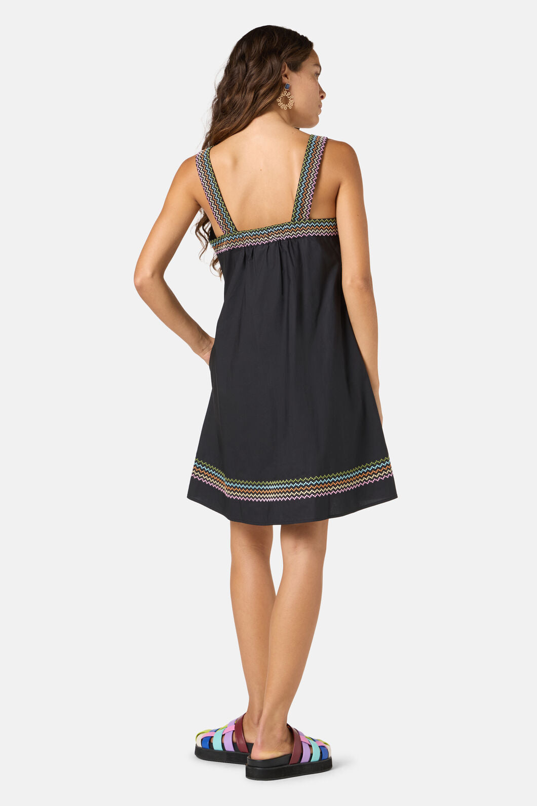 Gorman NZ - Stitch Riff Swing Dress - navy