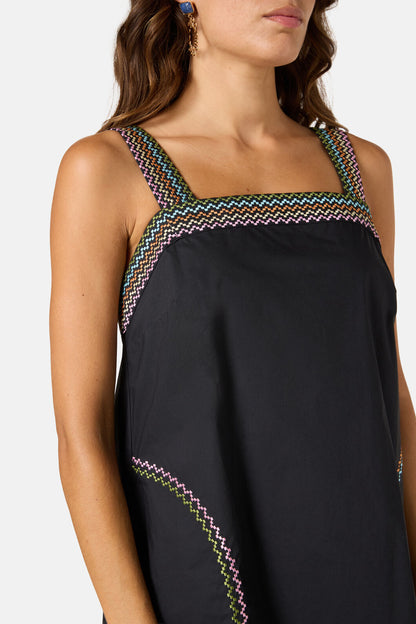 Gorman NZ - Stitch Riff Swing Dress - navy