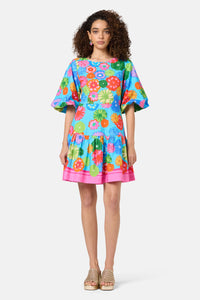 Gorman NZ - Pressed Flower Short Dress - print