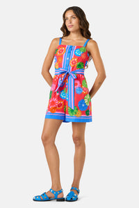 Gorman NZ - Pressed Flower Cotton Playsuit - print