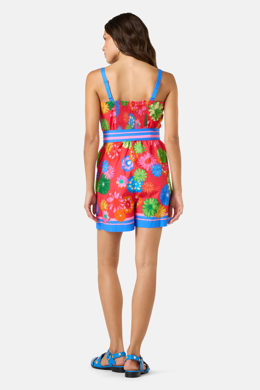 Gorman NZ - Pressed Flower Cotton Playsuit - print