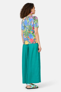 Gorman NZ - Flower Garden Hemp Tee - print