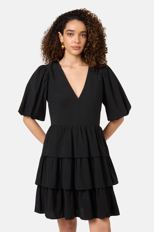 Gorman NZ - Party People Ruffle Dress - black