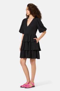 Gorman NZ - Party People Ruffle Dress - black