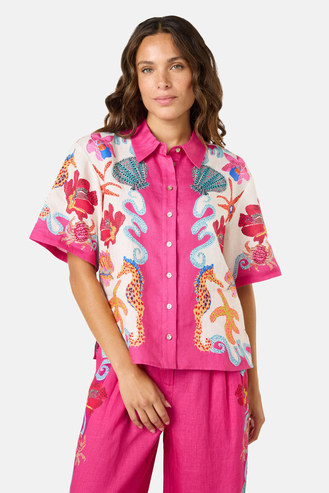 Gorman NZ - Mermaid Resort Print Shirt - print