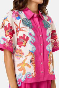 Gorman NZ - Mermaid Resort Print Shirt - print