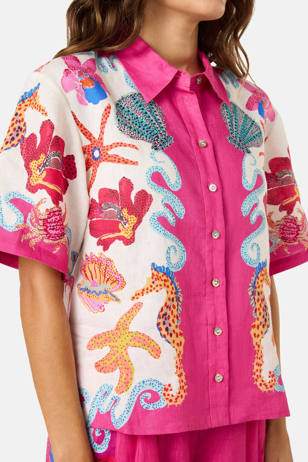 Gorman NZ - Mermaid Resort Print Shirt - print