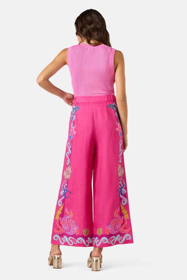 Gorman NZ - Mermaid Resort Print Pant - print