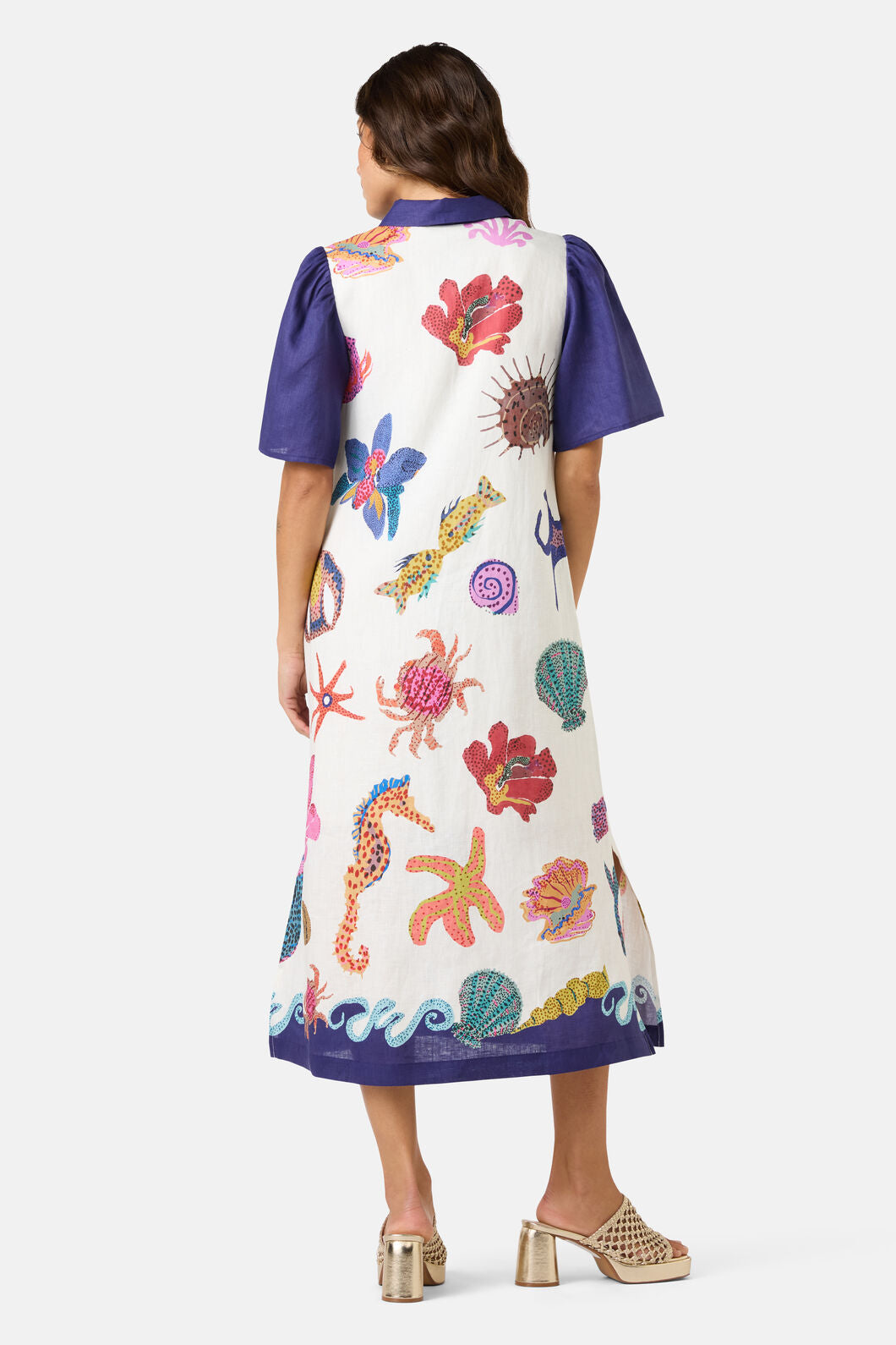 Gorman NZ - Mermaid Vacation Midi Dress - print