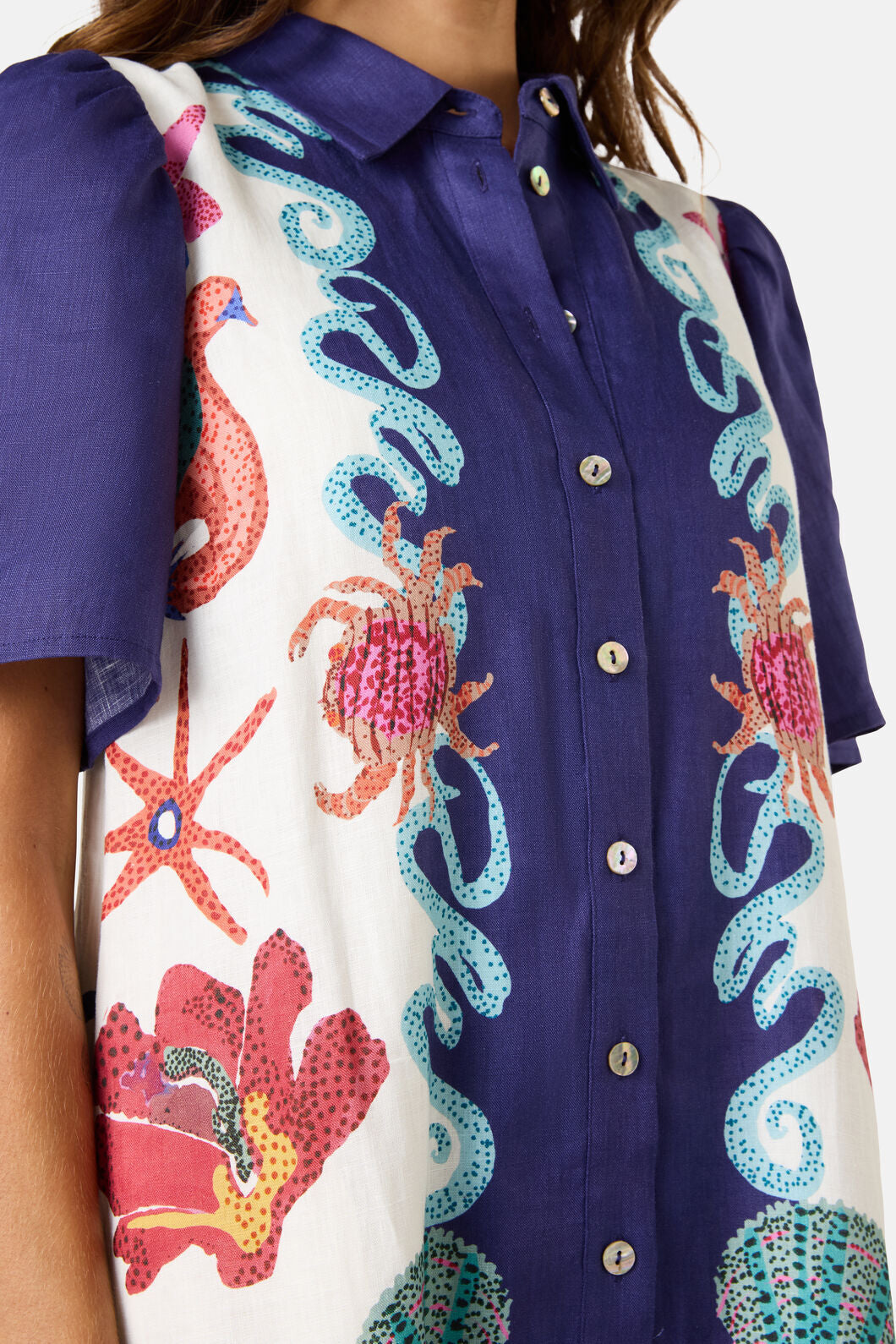 Gorman NZ - Mermaid Vacation Midi Dress - print